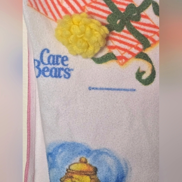 Vintage 80's JcPenney Toddle Time Care Bears One Piece Pajamas, Size 18-24 Month - Picture 3 of 4